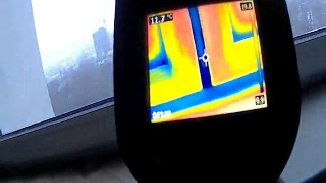 Проверка качества монтажа окон тепловизором смотреть онлайн