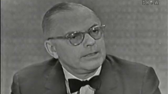 What's My Line? - Rodgers & Hammerstein; Martin Gabel & Paulette Goddard [panel] (Nov 29, 1959) смотреть онлайн