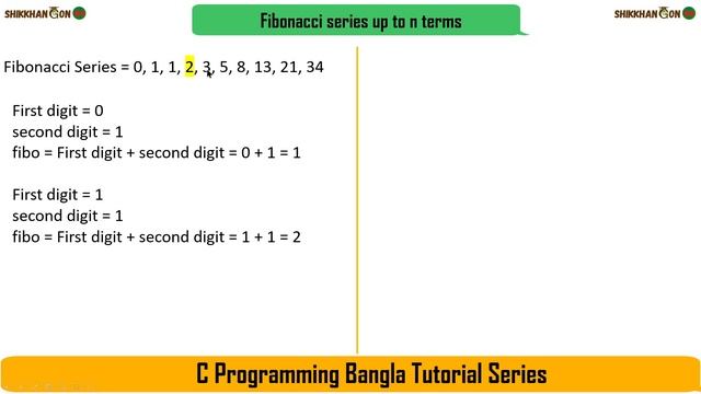 What is Fibonacci Series || Fibonacci Series Basic - C Programming Bangla Tutorial смотреть онлайн