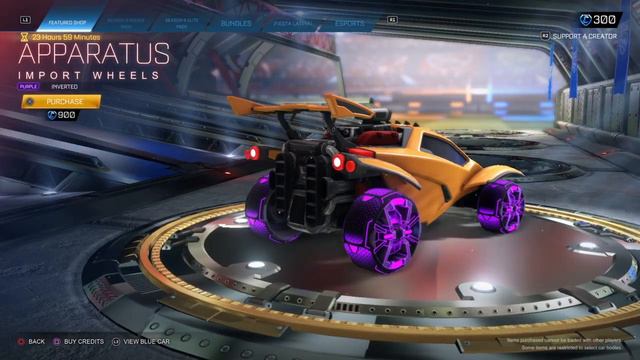 Rocket League item Shop today Sep 24 2022 Cobalt Zombas,Crimson Wet Paint BM,Purple Apparatus Wheel смотреть онлайн
