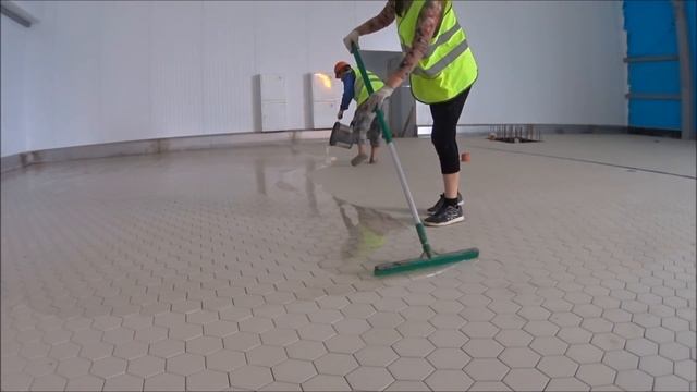 SIC - полы для пищевых производств. Кислотоупорные покрытия для промполов. Виброукладка. Argelith. смотреть онлайн