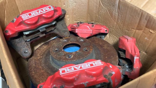 4/2 pot Subaru brakes! смотреть онлайн