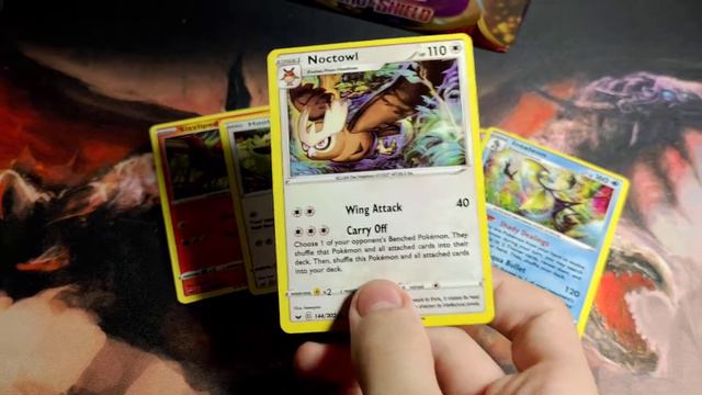 Покемоны открытие колод Pokemon Trading Card Game Sword&Shield Меч и Щит 36 наборов Vol.6 Sableye