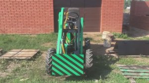 Минипогрузчик после покраски