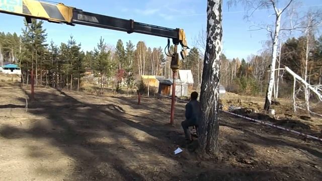 Вкручивание винтовых свай смотреть онлайн