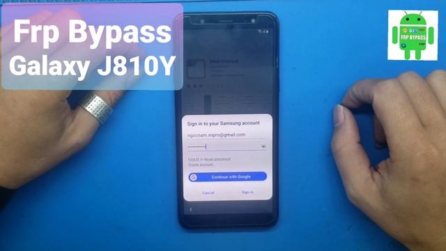 Samsung J8 Frp Unlock/ Bypass Google Account Lock J810Y / Frp Android 10 Final Solution/ Frp Reset