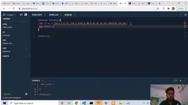 Java Script Array Filter() in Hindi/Urdu смотреть онлайн