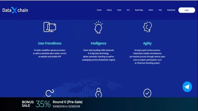 DataXchain - Обзор сайта проекта смотреть онлайн