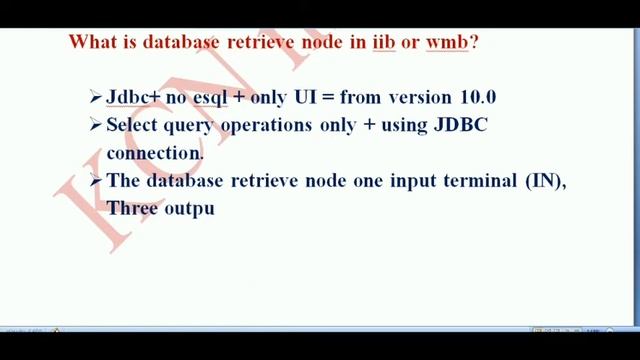 database retrieve node in IBM integration bus|wmb version 9.0|iib tutorials for beginners |by chinn смотреть онлайн