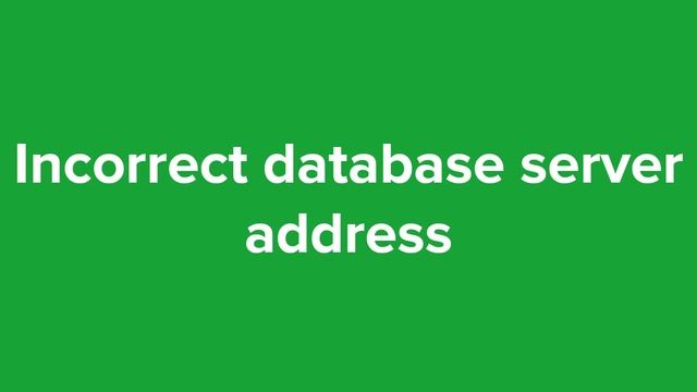 Error Establishing a Database | Build a Website | Website Issues | WordPress Website | Database смотреть онлайн