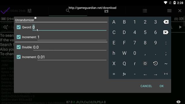 87.0: Added Java Random interception in Unrandomizer - GameGuardian смотреть онлайн