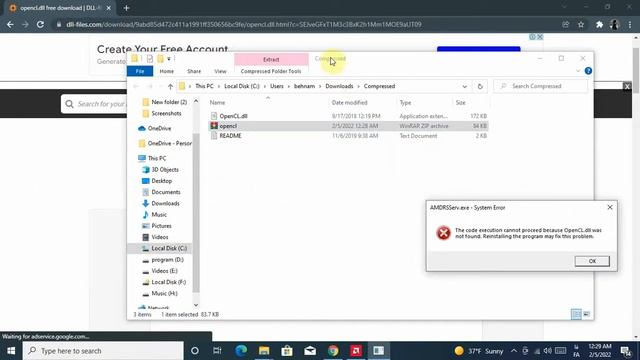How to fix opencl.dll not found error ? смотреть онлайн