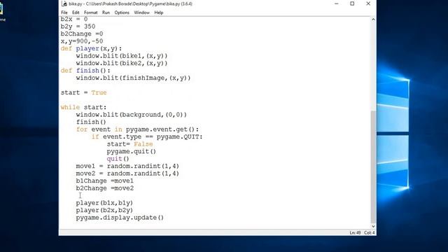 Bike Racing Game | Part - 4 | Python | pygame смотреть онлайн