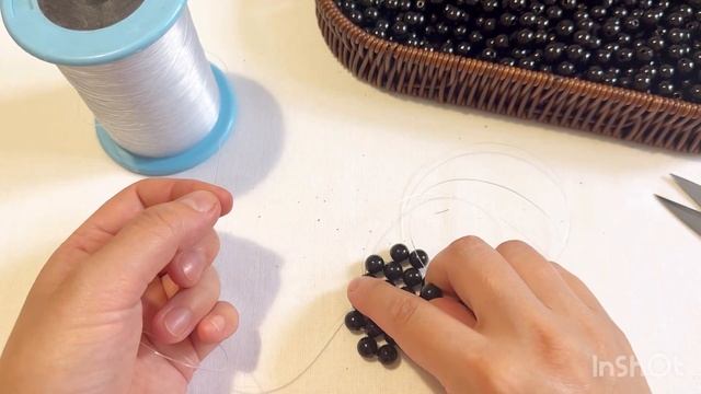 Галстук из бусин-полный мастер класс/ жемчужный галстук