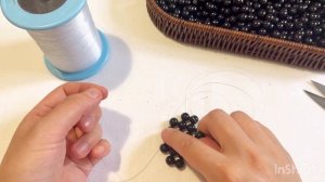 Галстук из бусин-полный мастер класс/ жемчужный галстук