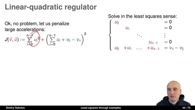 Least squares for programmers (SIGGRAPH 2021 course) смотреть онлайн