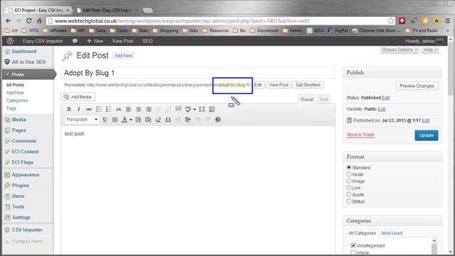 Easy CSV Importer - Adopt Existing Posts By Slug смотреть онлайн