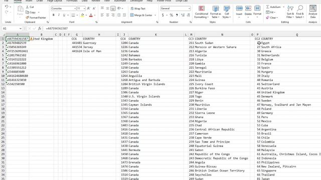 Excel Formula To Extract Country From Phone Number - Episode 2550 смотреть онлайн