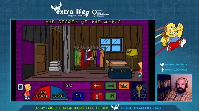 Simpsons Game Marathon: Hour 3 - Bart's House of Weirdness Part 1 смотреть онлайн