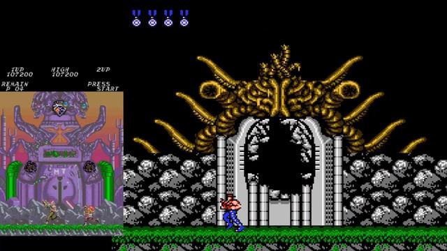 Contra - Обзор, Прохождение, Секреты. Денди (NES) смотреть онлайн