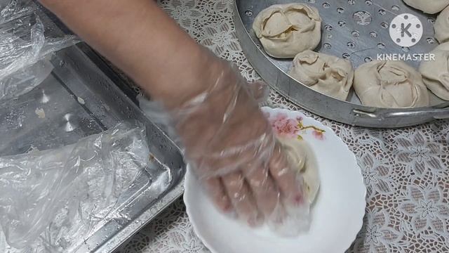 373.Приготовила МАНТЫ.Сыну в ТАЙГУ на смену.??❤️Тесто из ХОЛОДИЛЬНИКА.