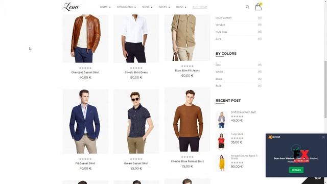 Lena - Shop Joomla Virtuemart Template Mayson Zach смотреть онлайн