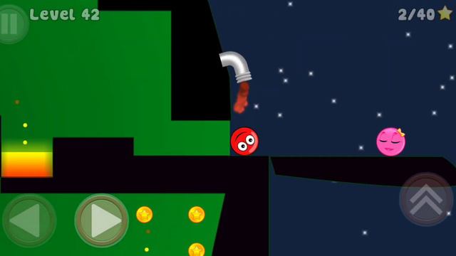 Красный Шарик и Оля почти дома! New Red Ball 2 мультик игра для детей #12 смотреть онлайн
