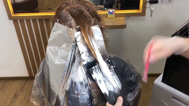Окрашивание корней и балаяж волос смотреть онлайн