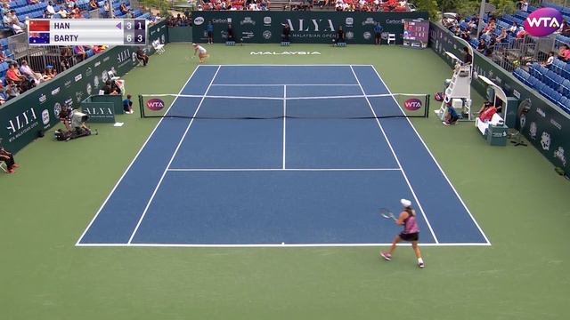 2017 Alya WTA Malaysian Open Semifinals | Ashleigh Barty v Han | WTA Highlights смотреть онлайн