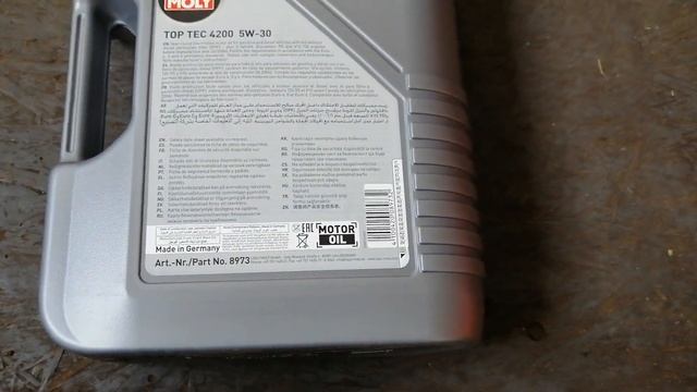Original Liqui Moly Top Tech 4200 5w30 Longlife