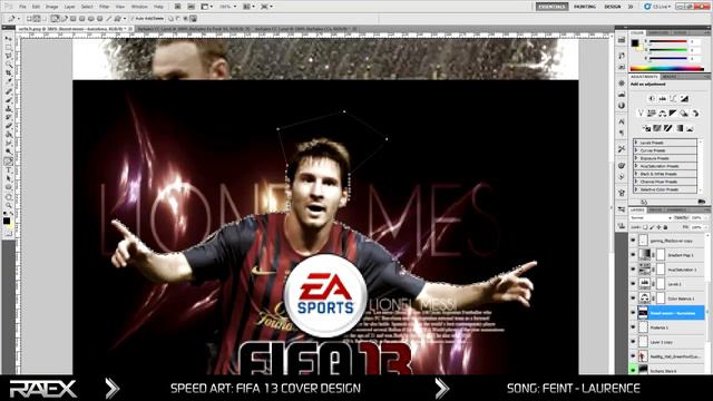 Speed Art #19 FIFA 13 Cover Design смотреть онлайн