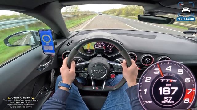 Audi TT RS ROADSTER | TOP SPEED On AUTOBAHN