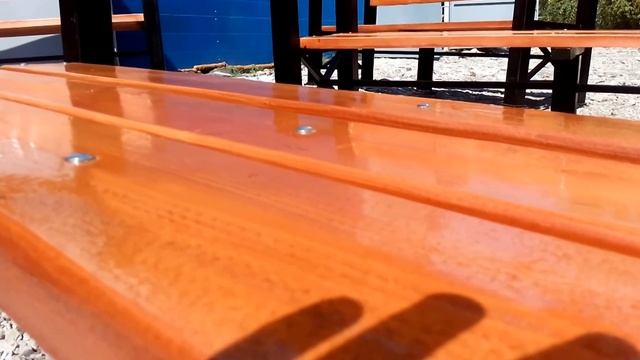 Лавка парковая Комфорт со спинкой смотреть онлайн