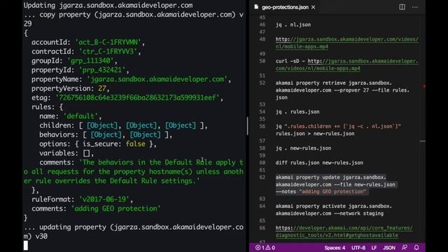 GEO Fencing of Media Assets using the Akamai Property CLI, HTTPie and jq смотреть онлайн