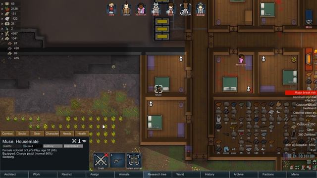 [17] Psychic Ship... This Can't Be Good | RimWorld B18 Zombieland смотреть онлайн