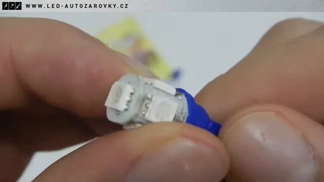 T10 5xLED modrá смотреть онлайн