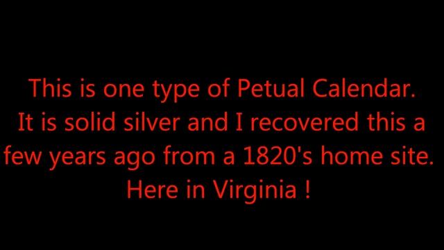 Metal Detecting Silver Petual Calendar in Virginia Fisher F75 смотреть онлайн