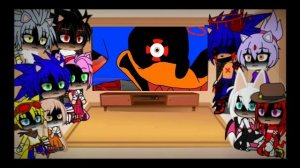 Sonic And His Friends React To Lord X VS Auditor Part 2 (Triple Trouble)