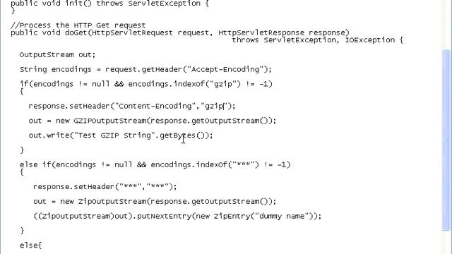 Работа сервлетов с использованием сжатых форматов. Урок 123 смотреть онлайн