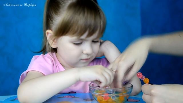 Что можно сделать из шариков Орбиз? Детские эксперименты смотреть онлайн