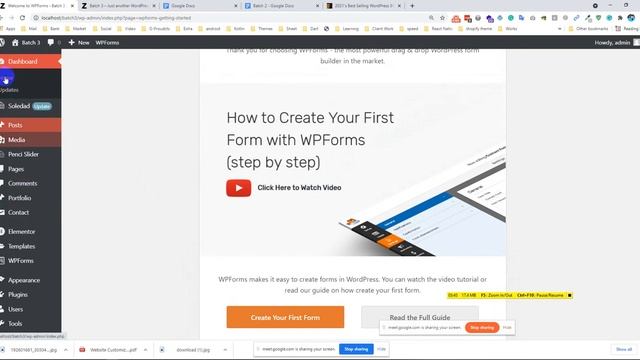 Batch - 3 | Class 4 (part 1) WordPress Premium theme install and upload demo смотреть онлайн