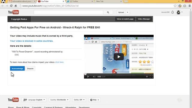 How To Unblock Videos and Remove Content ID claimed songs December 2013 смотреть онлайн