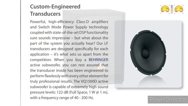 BEHRINGER EUROLIVE VQ1500D смотреть онлайн