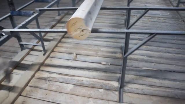 Завод №2 - производство оцилиндрованного бревна