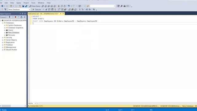 Exemple queries SQL RIGHT JOIN смотреть онлайн