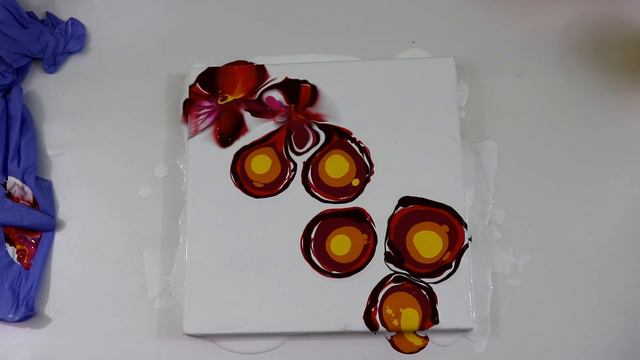 (257) Balloon Dipped Flowers, Fluid Art Technique смотреть онлайн