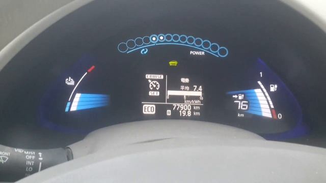 Nissan Leaf ZE0 и дизельный фен. Пробег.ноябрь смотреть онлайн