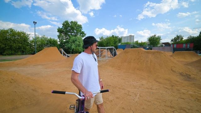 Дёрт парк #FKramps в Москве на Яузе | Moscow Dirt Park Test Ride @Vishneviy