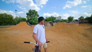 Дёрт парк #FKramps в Москве на Яузе | Moscow dirt park test ride @Vishneviy