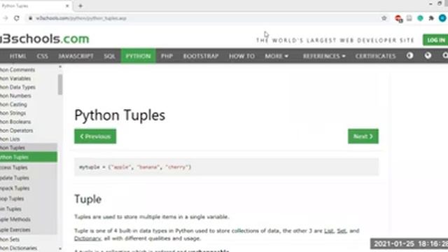 SD python tuple смотреть онлайн